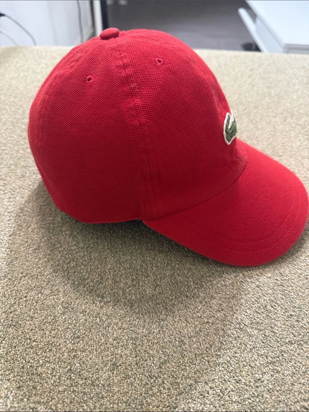 Lacoste bold red